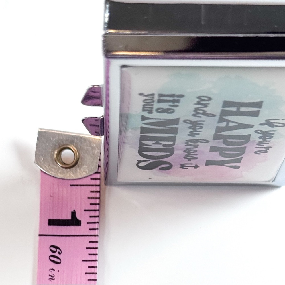 Silver Pill Box - Picture 8 of 8